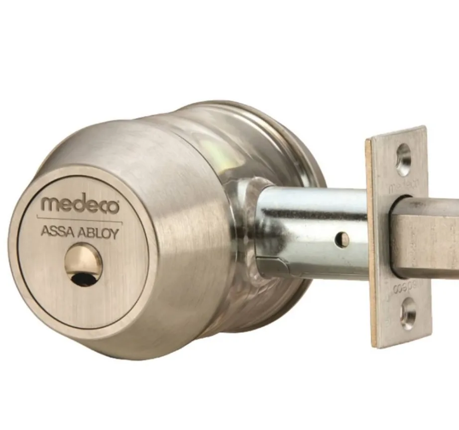 Doctor Lockout owner installing a high-security lock in Port St. Lucie